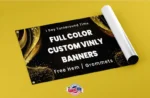 Full Color Custom Vinyl Banners, Custom Size Vinyl Banner, Custom Vinyl Banner Printing, Free Shipping, Full Color, Vinyl Banner - Image 3