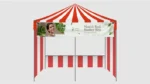 Custom Tent Banner, Trade Show, Functions, Festivals, Event, Canopy Vinyl Banner, Full Color Vinyl Banner - Add Your Logo & Business Name - Image 2