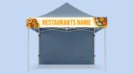 Custom Tent Banner, Trade Show, Functions, Festivals, Event, Canopy Vinyl Banner, Full Color Vinyl Banner - Add Your Logo & Business Name - Image 6