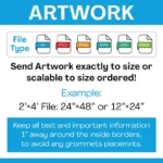 Sale Banner printing, Discount Sale Banner, Sale Banner, Vinyl Banner sale sign, Custom Banner Printing, Free Shipping, 13oz vinyl banner - Image 10