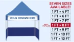 Custom Tent Banner, Trade Show, Functions, Festivals, Event, Canopy Vinyl Banner, Full Color Vinyl Banner - Add Your Logo & Business Name - Image 4