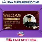 happy graduation banner