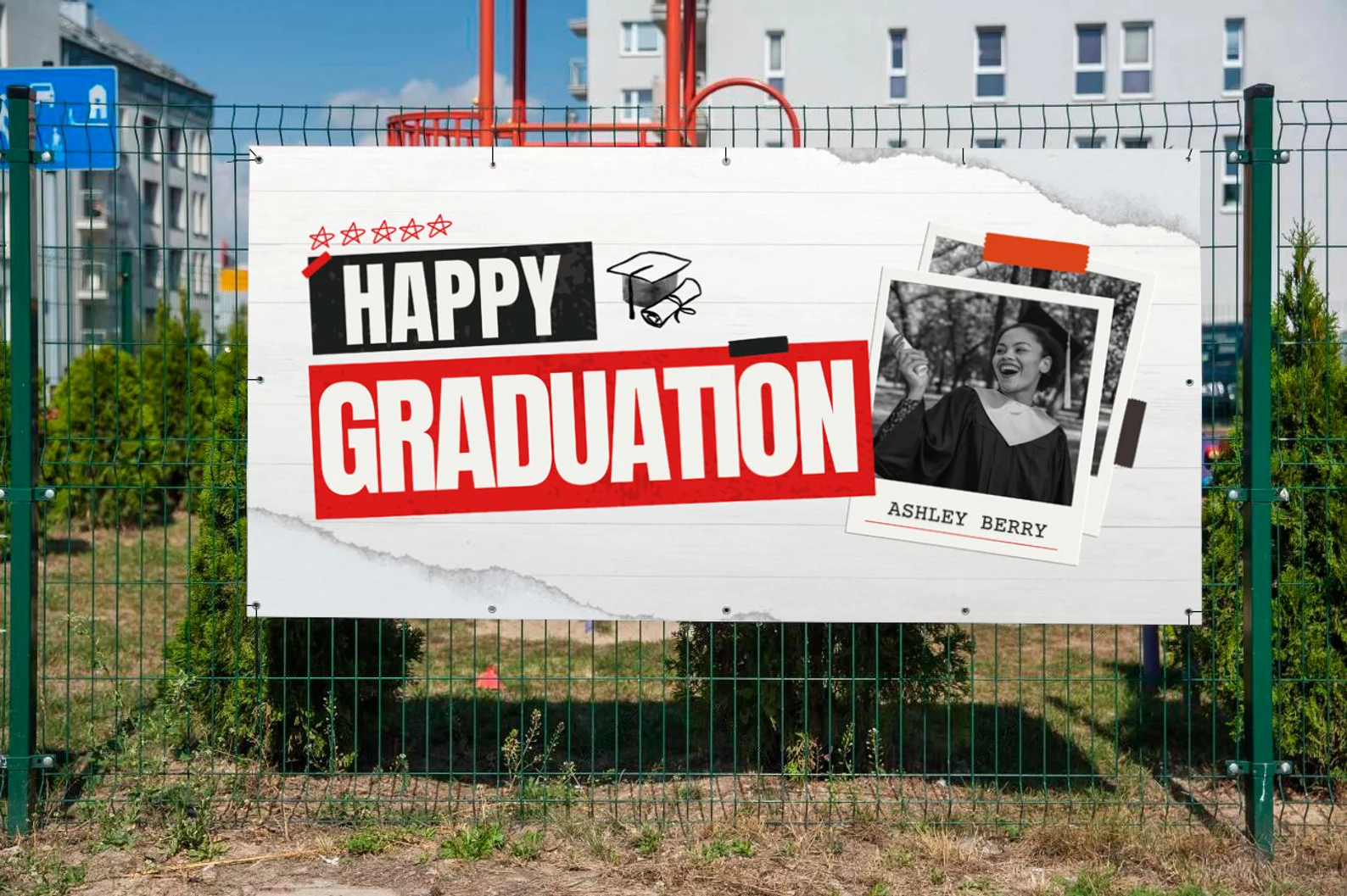 personalized graduation banner
