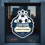 Large Custom Vinyl Sticker - Big Vinyl Sticker - Contour Cut Shape or Any shape of your choice - Indoor Outdoor Use - Custom Window Sticker