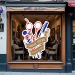 Large Custom Vinyl Sticker - Big Vinyl Sticker - Contour Cut Shape or Any shape of your choice - Indoor Outdoor Use - Custom Window Sticker - Image 5