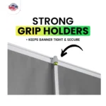 33x80 Retractable Banner, Roll Up Retractable Banner Stand, Trade Show Pop Up Display, Business Events, Full Color Print, Strong Base - Image 7