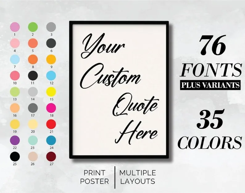 Custom Posters